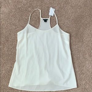 Crew silk tank top
